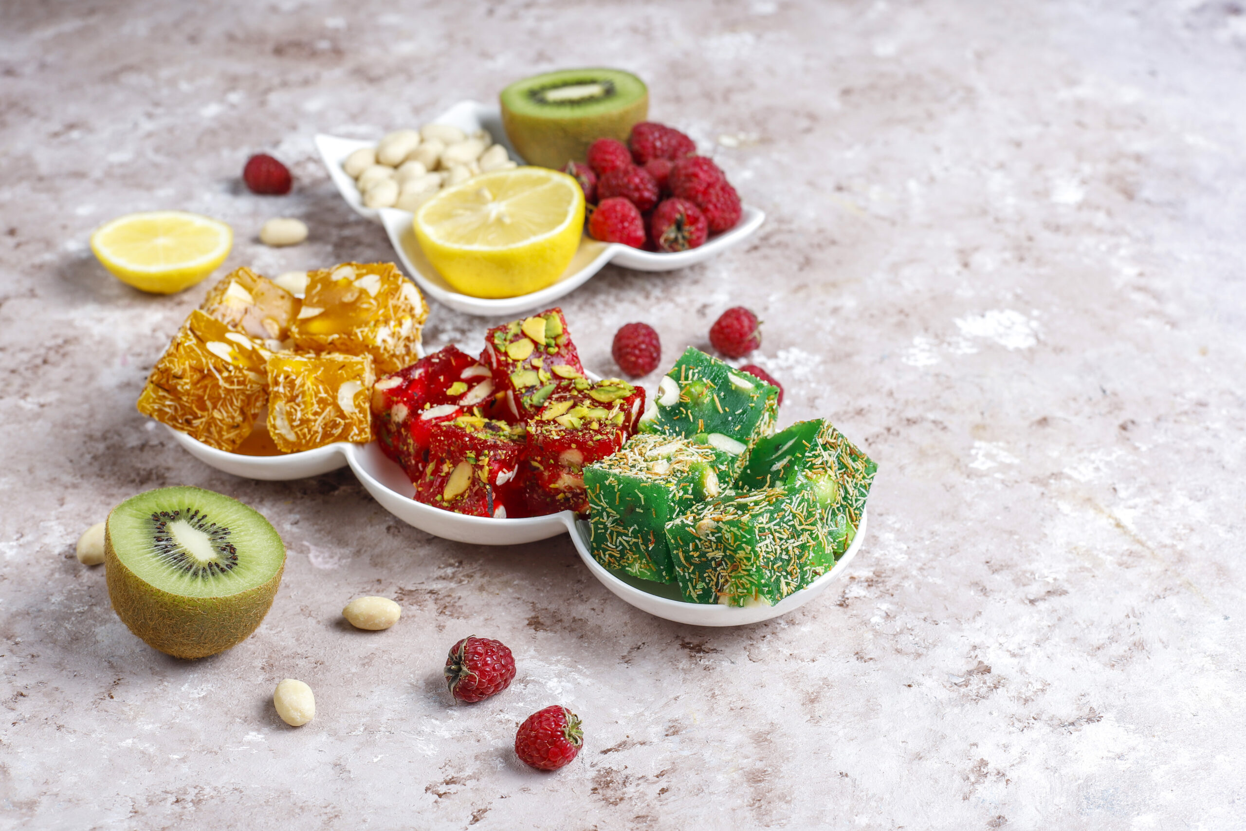 Fresh cucumber slices with hummus dip — low calorie healthy snack